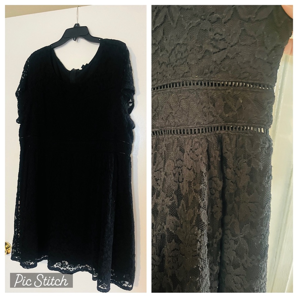 Lace black dress
